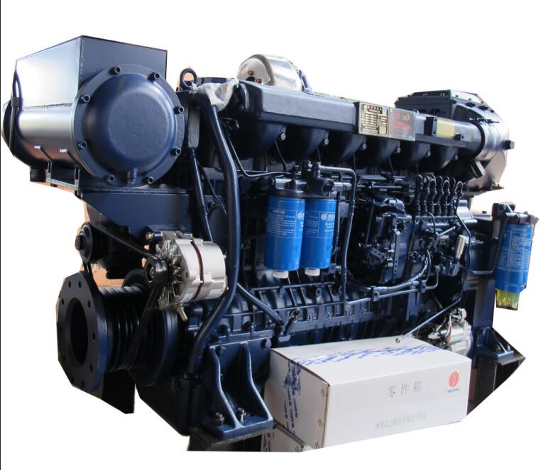 Weichai 1800 об/мин 400HP морской двигатель с коробкой передач WP12C400-18
