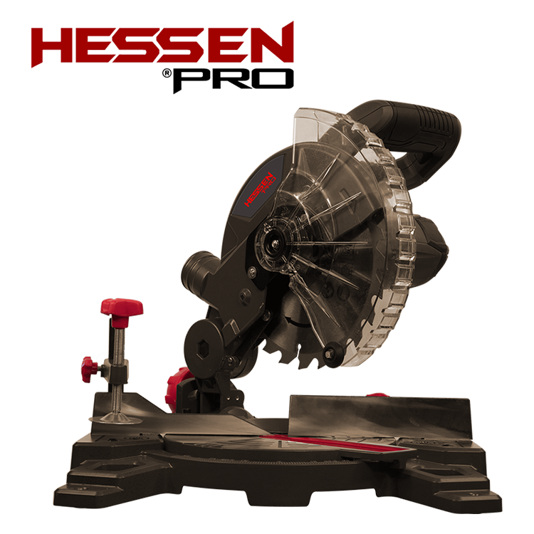 HESSEN PRO HMS210 1400 Вт 210 мм розетка раздвижная торцовочная пила для резки алюминия