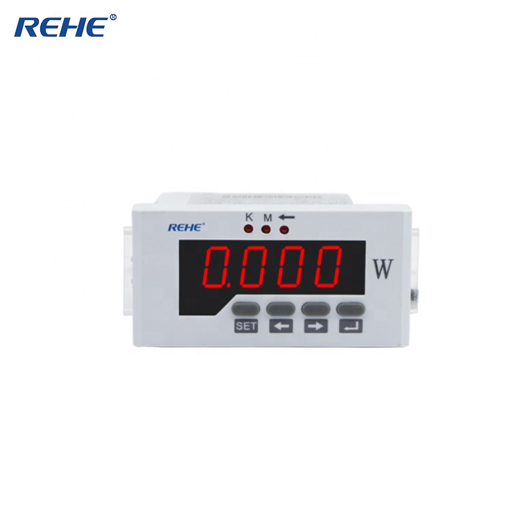 Цифровой однофазный измеритель мощности с rs485 modbus светодиодный дисплей
