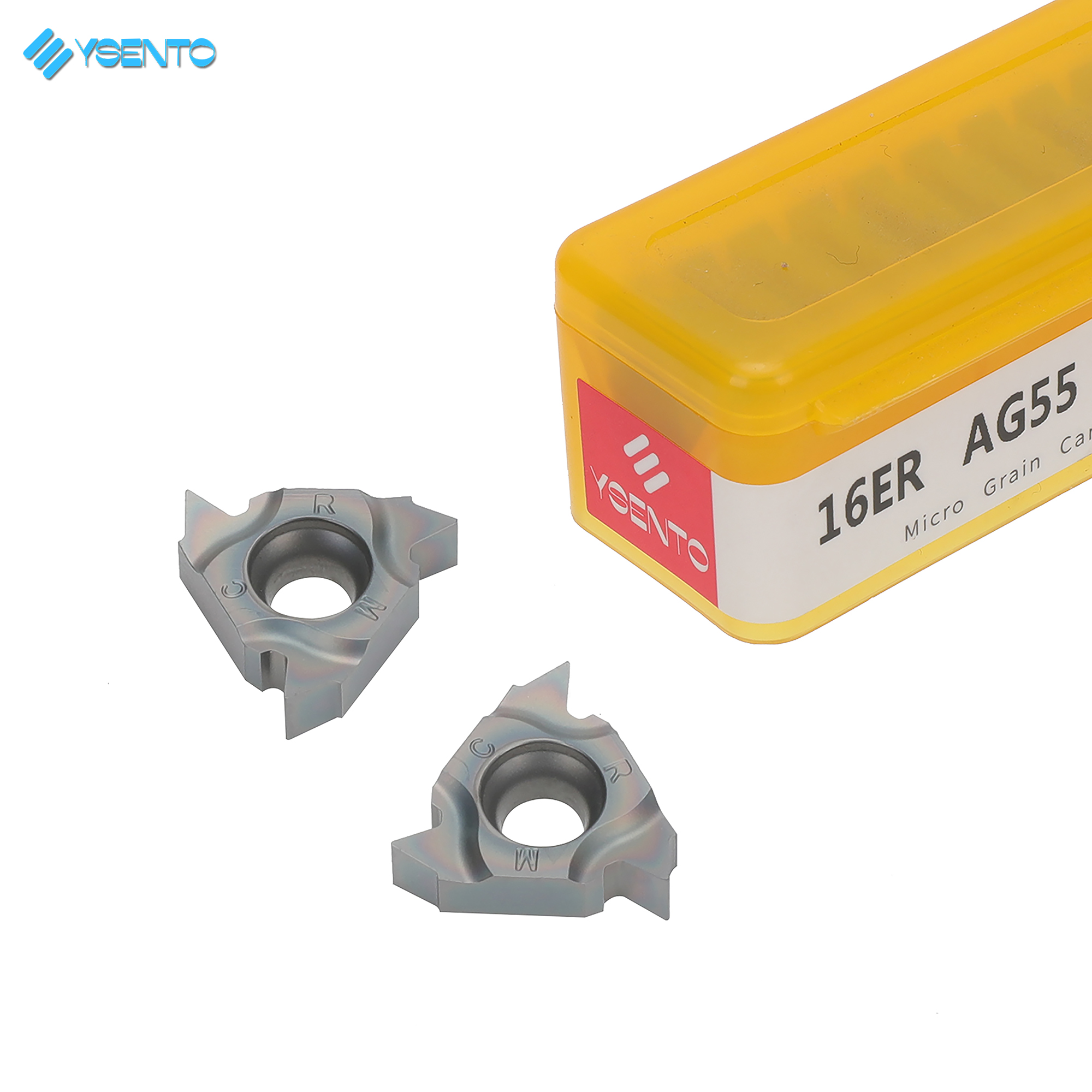 16ER-AG55-ISO YSENTO Manufacturer Tungsten Carbide Threading Insert CVD Enternal Turning Tool Carbide inserts