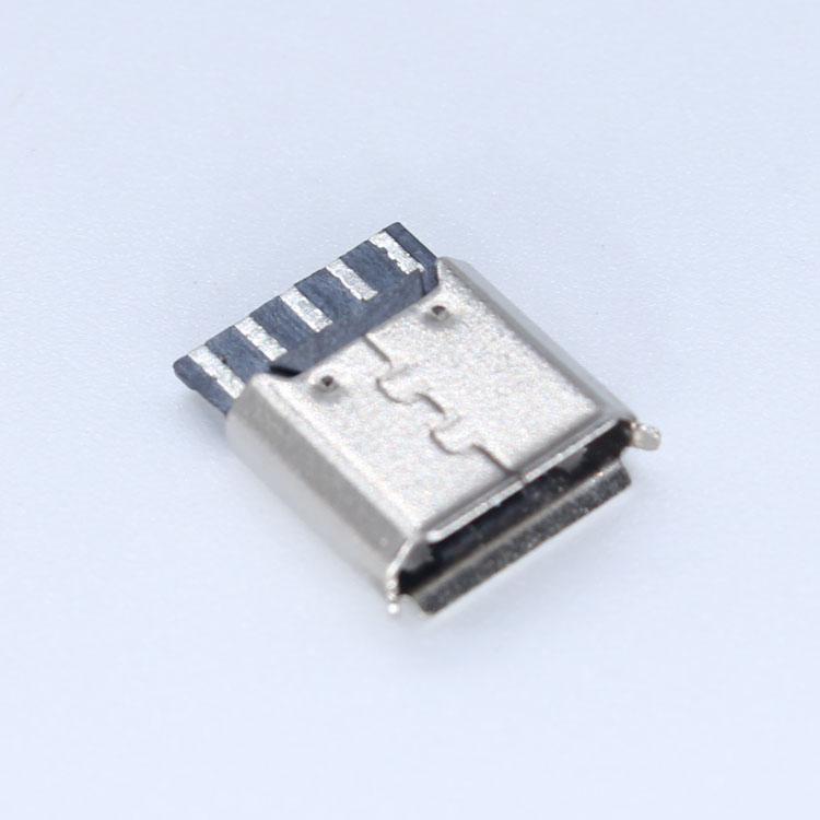 Горячая продажа 5 P Micro usb Type B PCB зарядный контактный порт 5 Pin SMT Micro Usb B Тип гнездовой разъем
