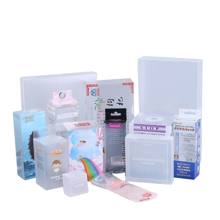 Plastic Transparent Folding Box For Food/Beverage/Daily Necessities Customized Printing PP/PET/PVC Plastic
