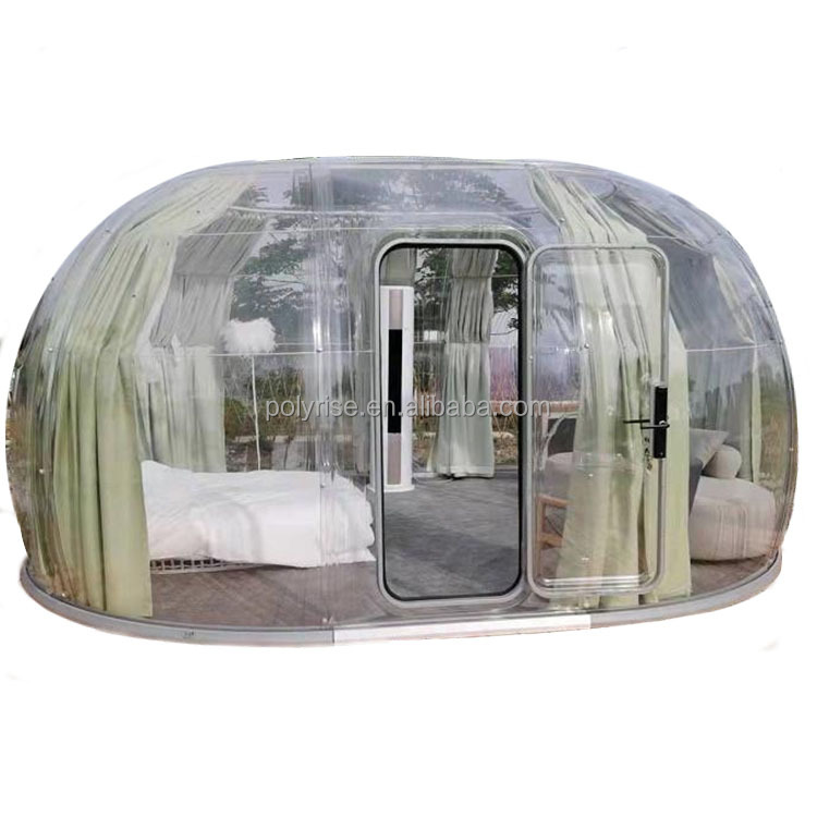Большая поликарбонатная купольная палатка Igloo, походная Звукоизоляционная купольная палатка в форме пузырька, прозрачная палатка для пикника