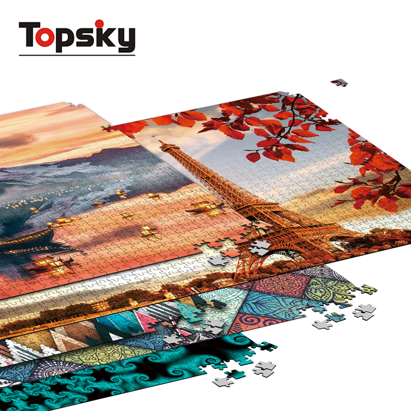 Оптовый заказ 1000 частей головоломки Обучающие Развивающие игрушки игра головоломка для детей и взрослых