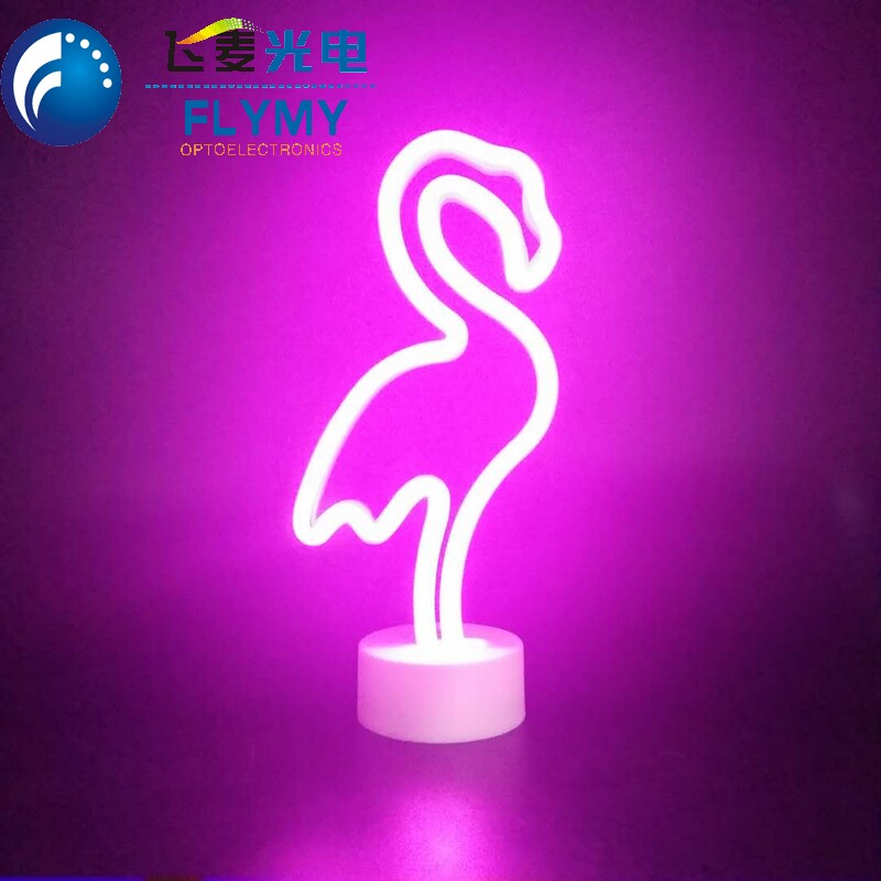 Rainbow Led Neon Light Sign Holiday Xmas Party Wedding Decorations Kids Room Home Decor Flamingo Moon Unicorn Neon Lamp