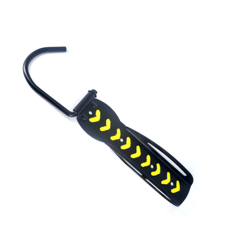 Factory custom Storage System Vertical Bicycle Hanger Hook Flexible Wall Mount Bike Storage Rack Steel Sturdy Bike Hanger