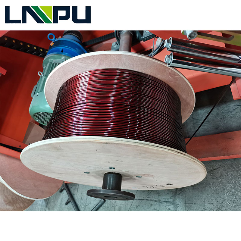High insulated resistance awg24 wire custom aluminium magnet strip wire for transformer ethiopia electromotor