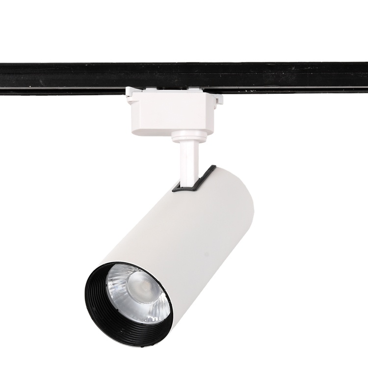 3000k led track lights 10w 20w 30w 40w rohs aluminum body led track light