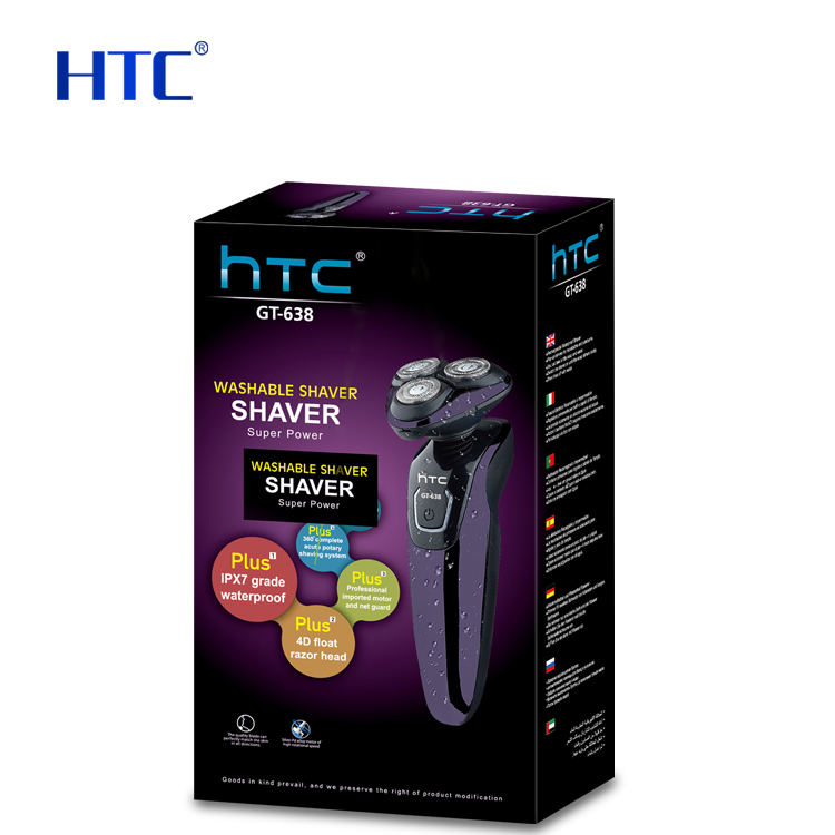 HTC professional beauty горячая Распродажа ионный фен для волос Бритва мужская бритва для мужчин борода GT-638L