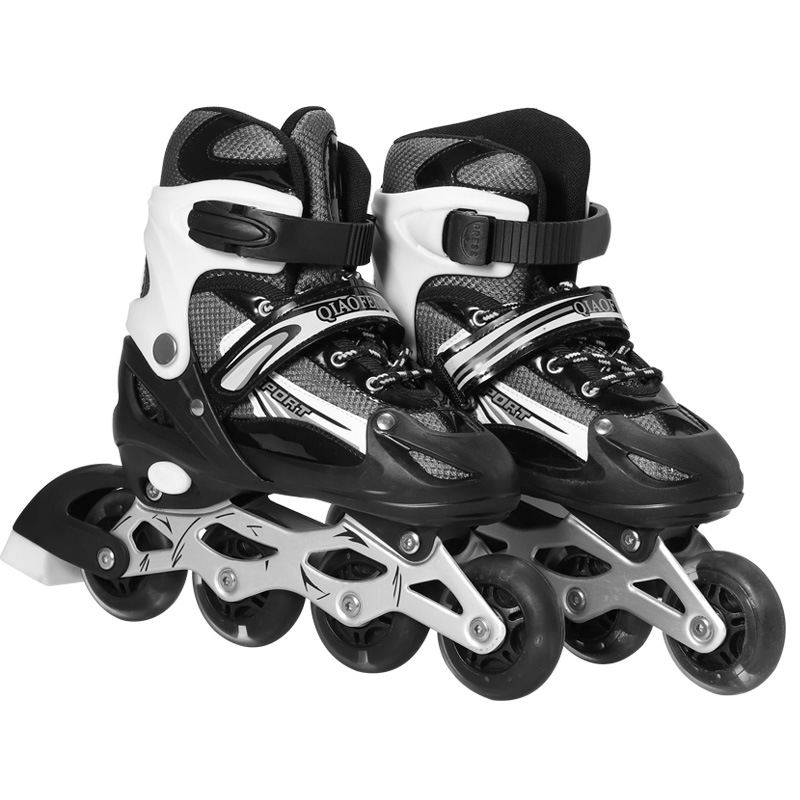Alloy Wheel Flashing Roller Skate Shoes for Kids and Teenagers