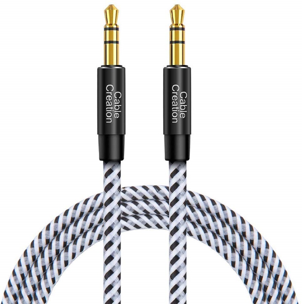 CableCreation, 10 футов, 3,5 мм, позолоченный дополнительный аудиокабель «штырь-штырь»