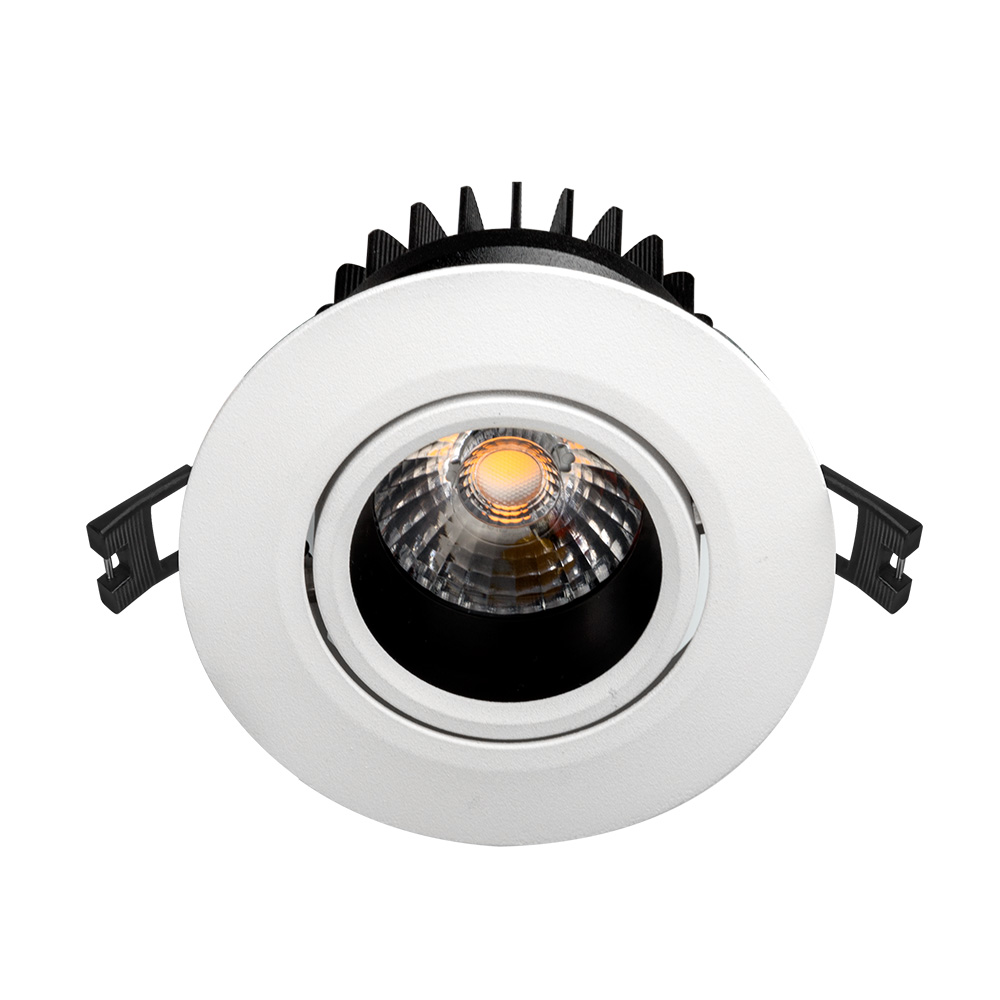 8w Anti glare health home lighting cob led downlight