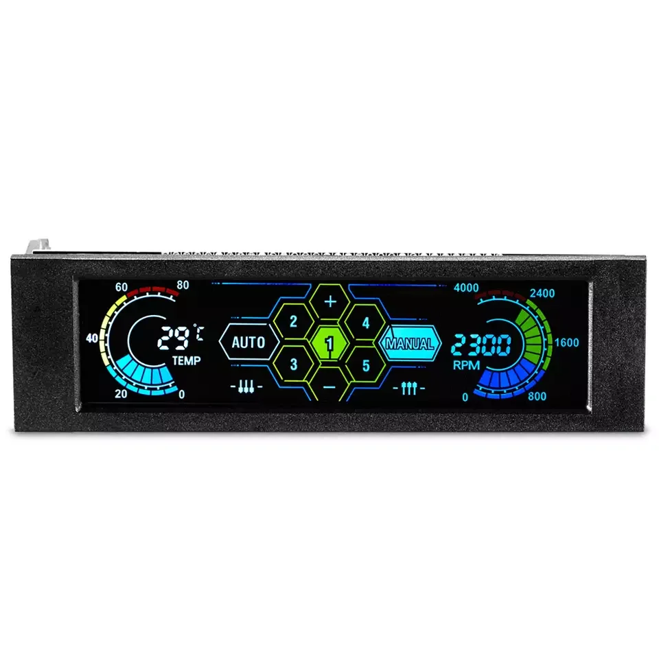 STW компьютерный корпус сенсорный 12 В температура 4 pin pwm smar контроллер вентилятора ПК контроль скорости вентилятора 10 в