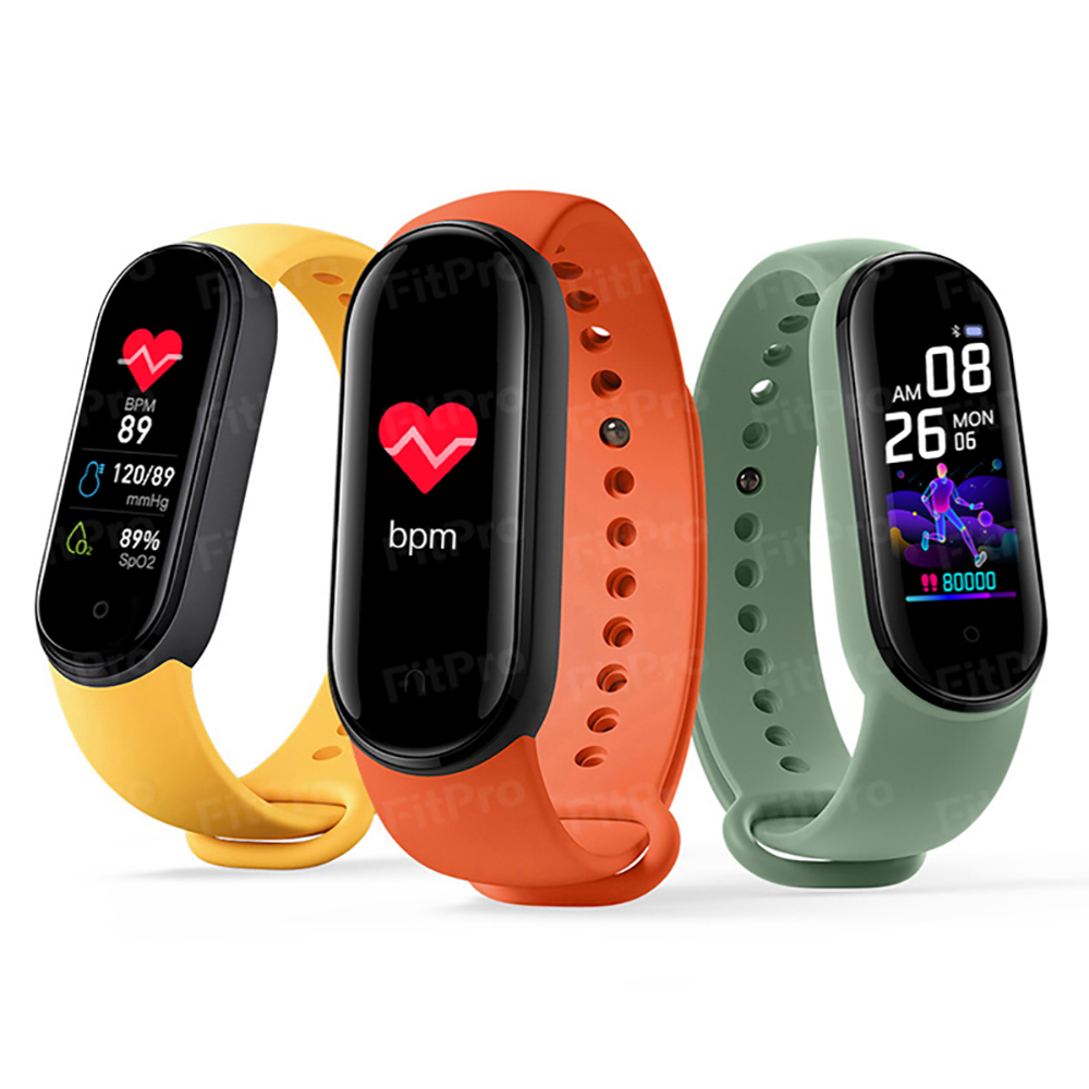 2021 NEW arrival M5 smart band bracelet watch IP67 Waterproof Blue tooth call Music Play Heart rate Tracker M5 smartwatch
