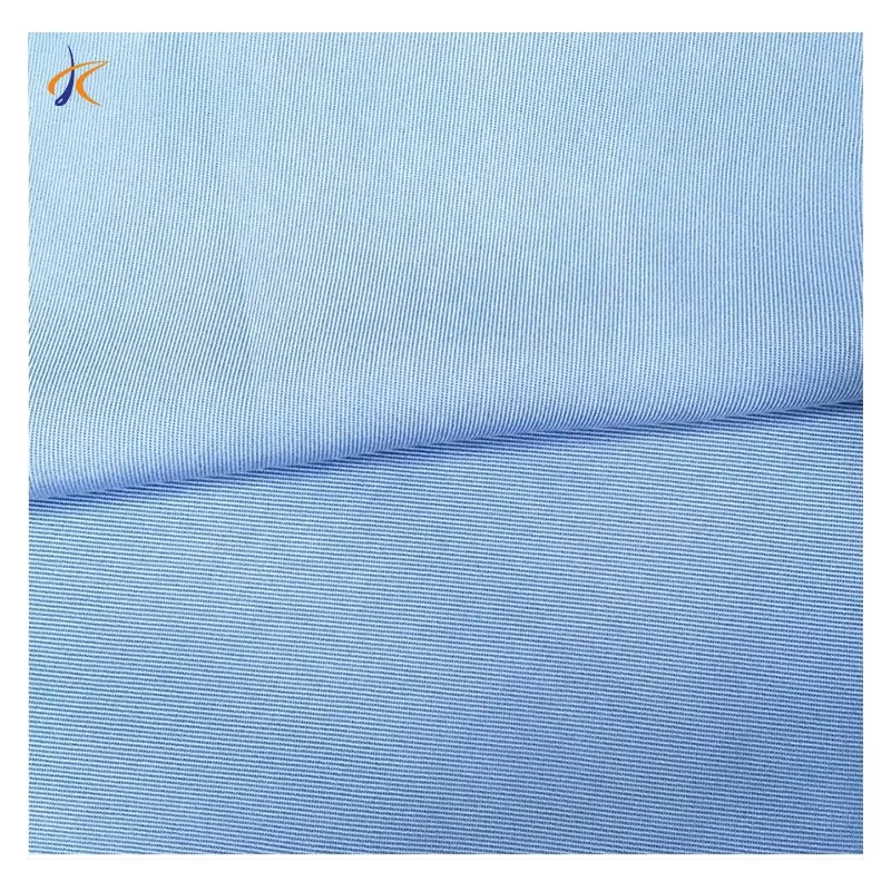 Wholesale pure blue lyocell fabric twill clothing fabric of 100% lyocell fabric