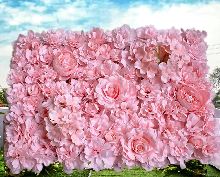 YAYUN Y-1153 40X60CM Artificial flower rose peony Flower wall Artificial plants wedding Background wall