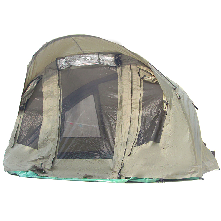 Selco Top quality Qualified 210 PU 4 season 2 people Waterproof Inflatable Carp Fishing Umbrella Tent Bivvy