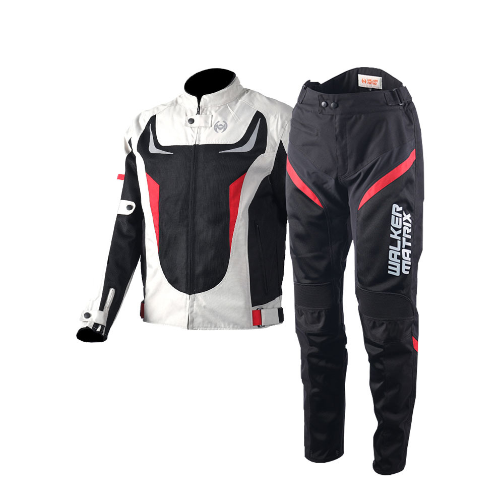 OEM/ODM men's motorcycle auto racing wear riding jackets and Pants sets motocross jersey with warm and waterproof lining