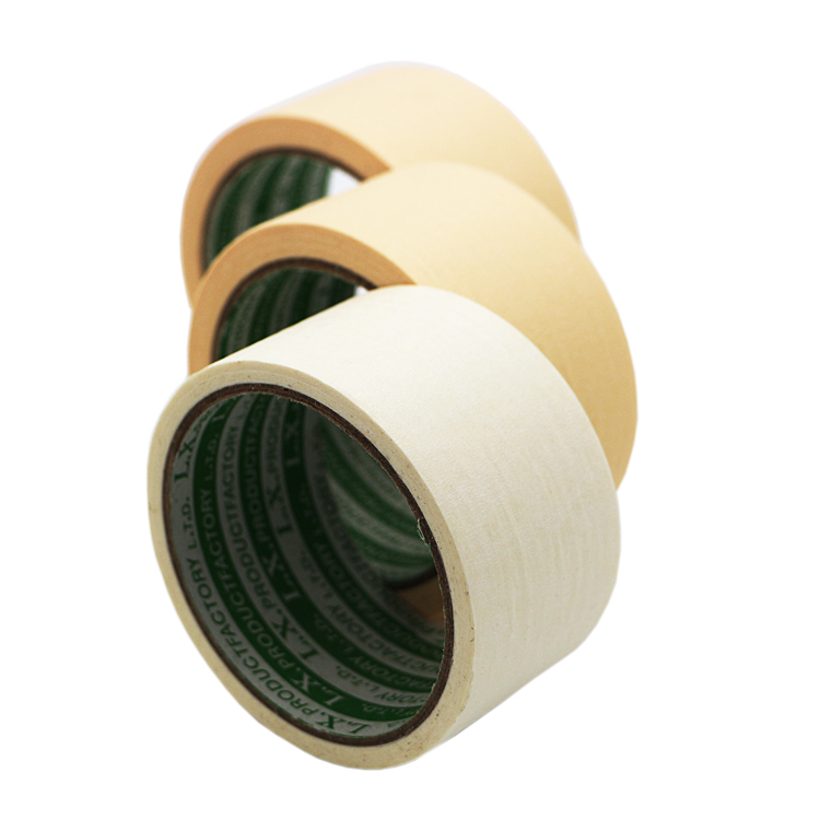 Crepe paper masking tape for indoor paint masking