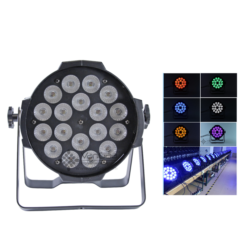 18x18 Вт RGBW 6 в 1 пластиковый корпус светодиодный Par 18PCS сценический светодиодный прожектор Par
