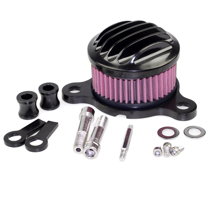 Motorcycle Air Cleaner Intake Filter System Kit for Harley Sportster XL883 XL1200 1988-2016