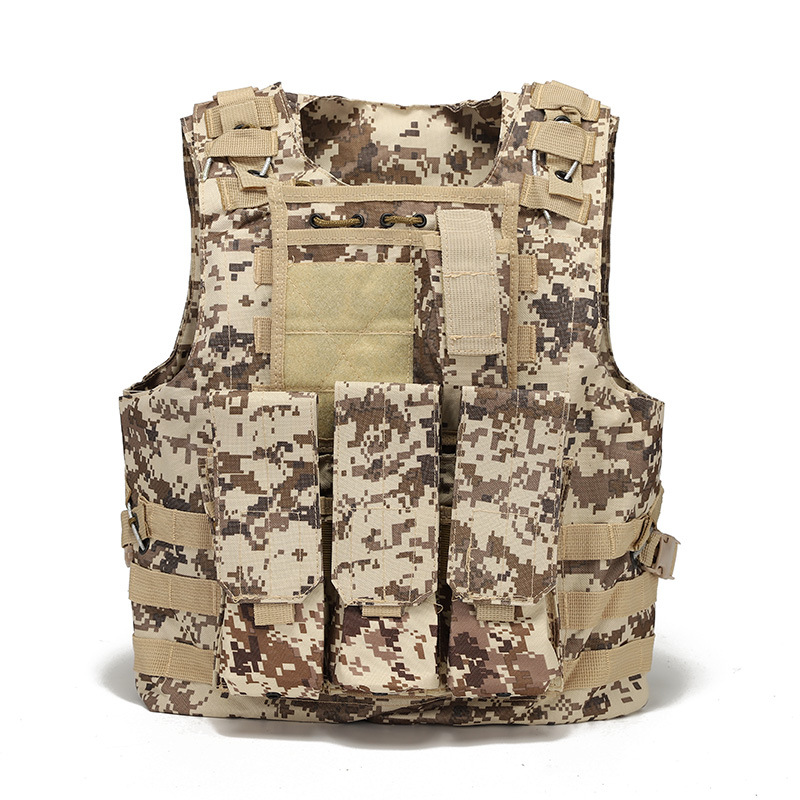 Camouflage Waterproof Chest Harness Combat Waistcoat Military Tactical Vest for Outdoor Training or Hunting