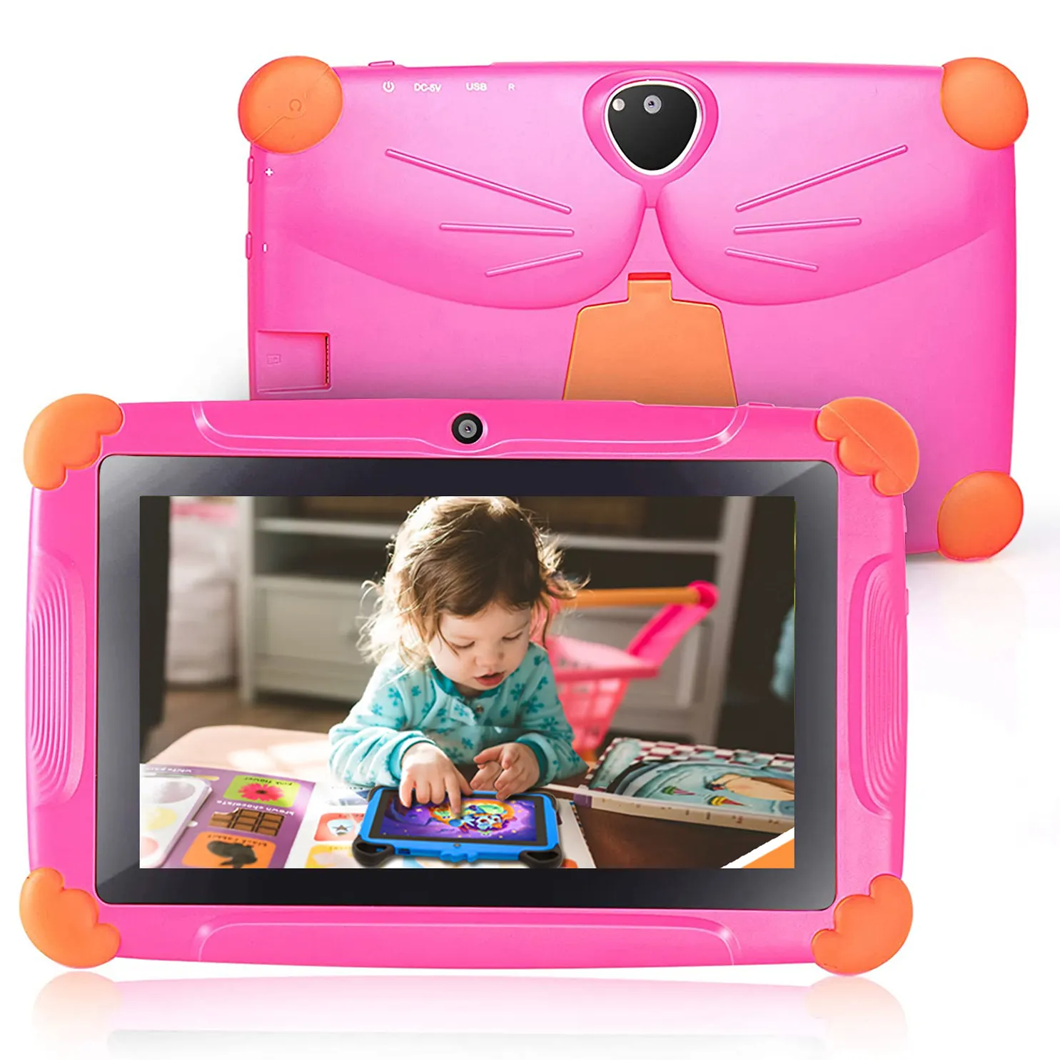 Новые поступления 1 ГБ 8 ГБ 7 дюймов Развивающие детские планшетный ПК с системой андроида для детей