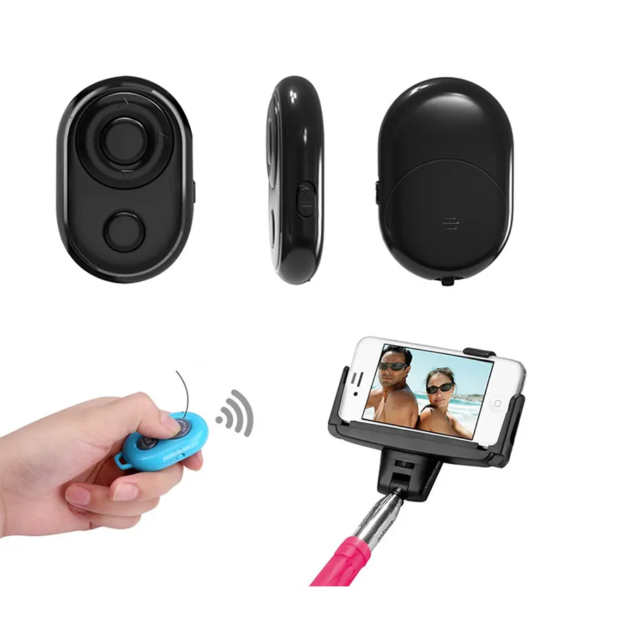 Camera Button Controller Adapter Photograph Control Blue tooth Remote Shutter Release For Selfie Phone Camera