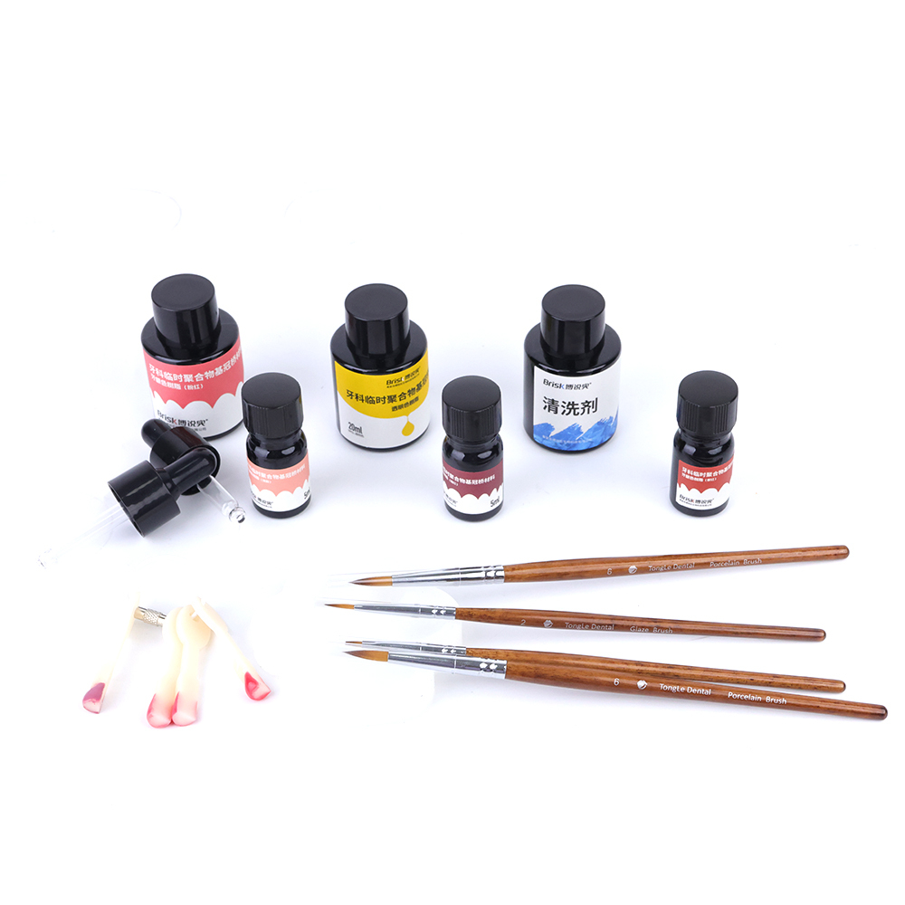Dental Paste Stain Glaze Kit Light Curing Stain& Glaze for Printing Resin, Cutting Resin and Composite Ceramics, Color Glazing