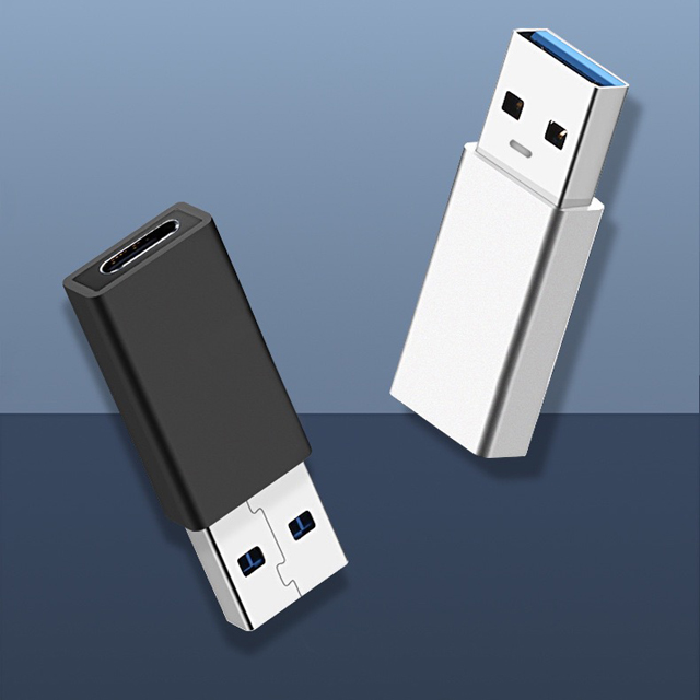 Высокое качество портативный мини USB-C Type C "папа" в USB A 3,0 переходник с внутренней резьбой преобразователь OTG микро-usb otg