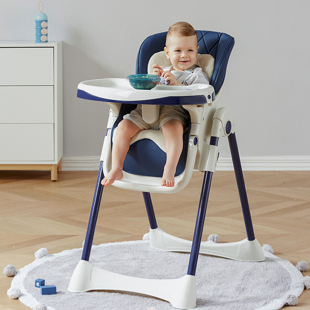 2021 New Arrivals Baby High Chair Modern OEM Folding Plastic Portable Baby Dining Chair For Restaurant Feeding