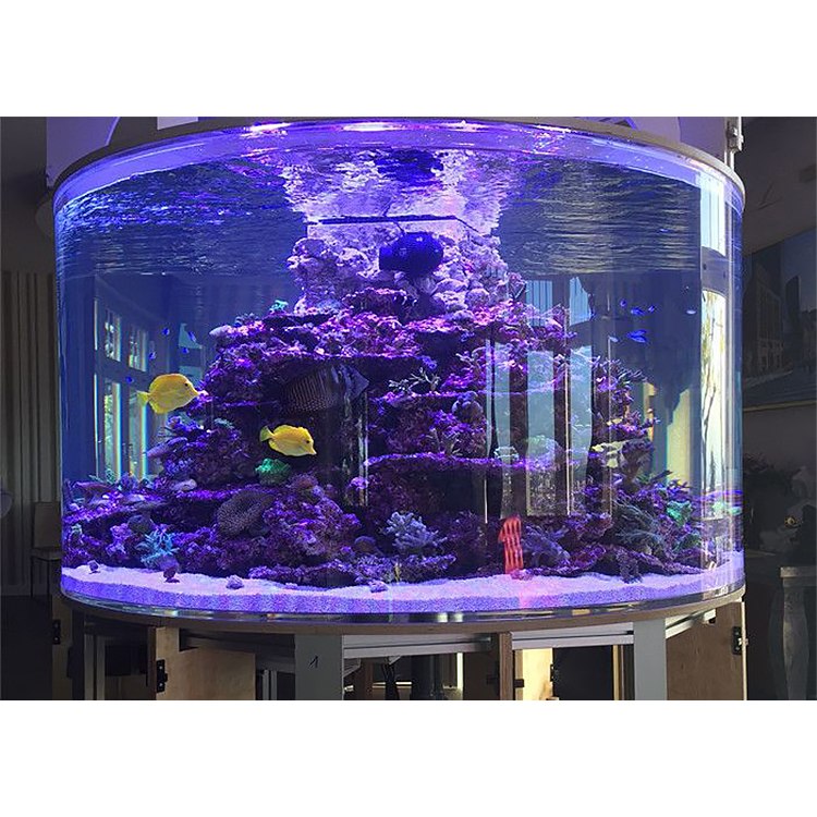 Factory Supply Home Aquarium Tanks Large Clear Acrylic Cylinder Aquariums