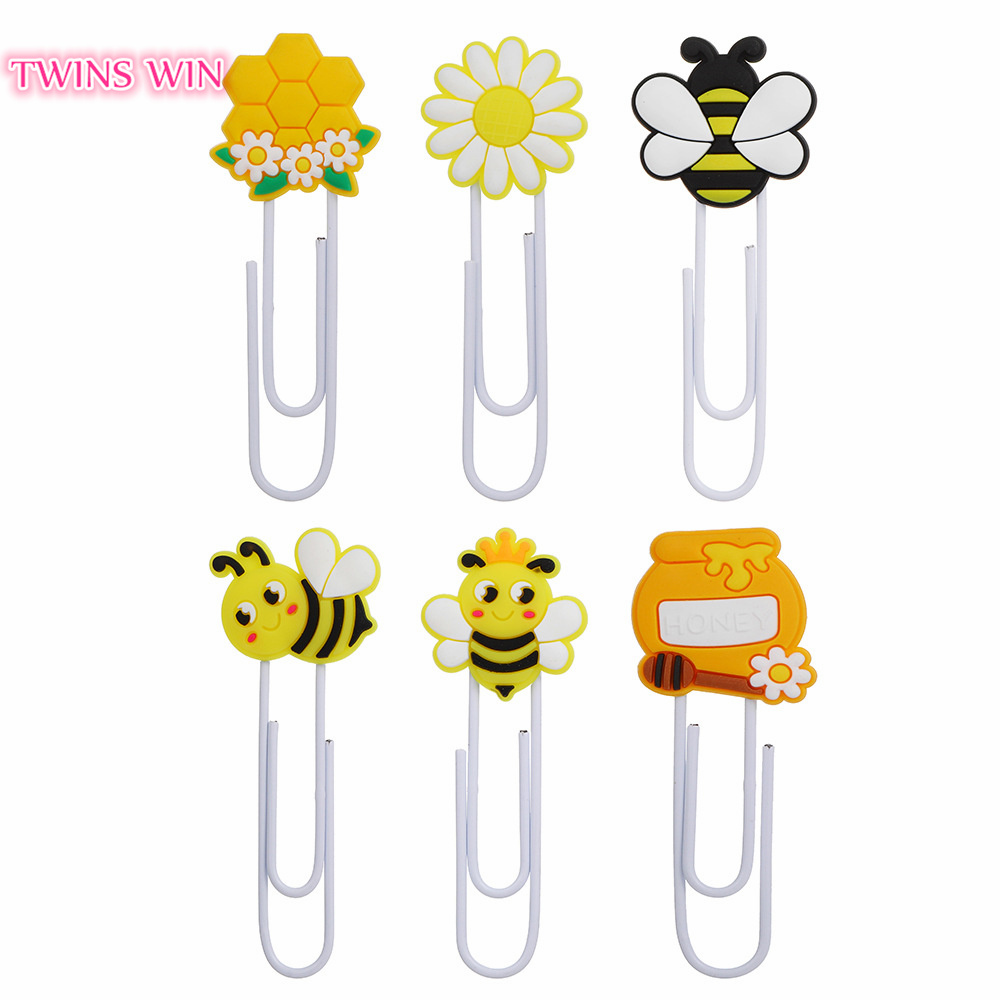 Bees Binder Clips Notes Letter big Paper Clip Office School Supplies Bookmark Promotional Gift 742