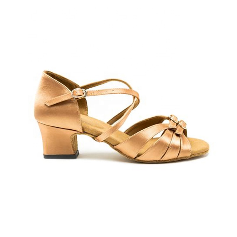 Коричневый Атлас 4,5 см Высота каблука Zapatos De Baile Latino Mujer для латинского танца Сальса обувь для латиноамериканских танцев, туфли для танцев