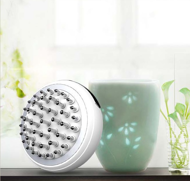RF EMS Laser Hair Regrowth Brush Prevent Anti Hair Loss LED Photon Scalp Vibration Massager Laser Hair Growth Comb
