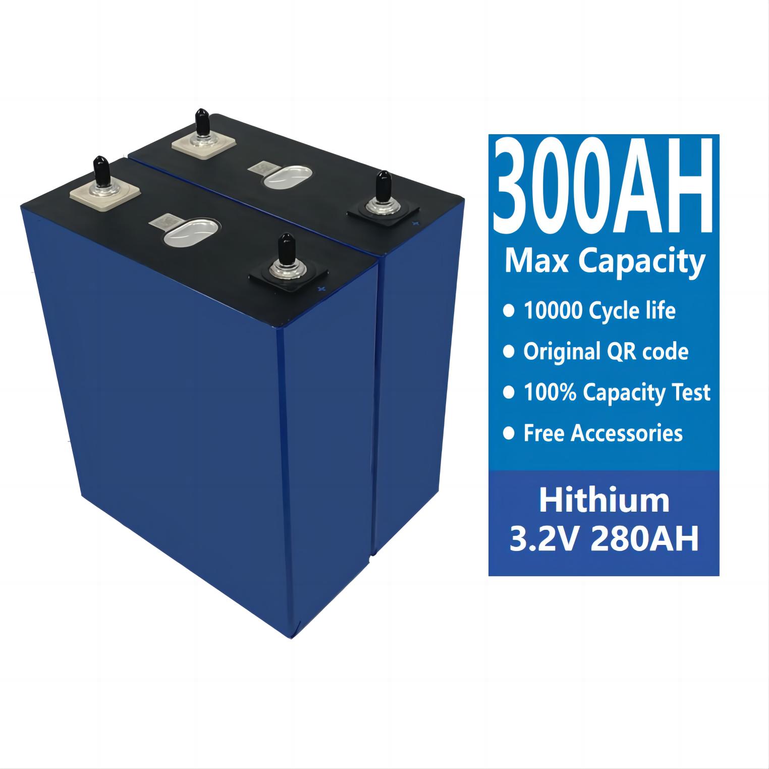 Starmax 10000 Cycle 3.2V 330Ah 280Ah Lifepo4 Battery Prismatic Cell 12V 24V 48V Battery Power System Lithium Ion Battery Pack