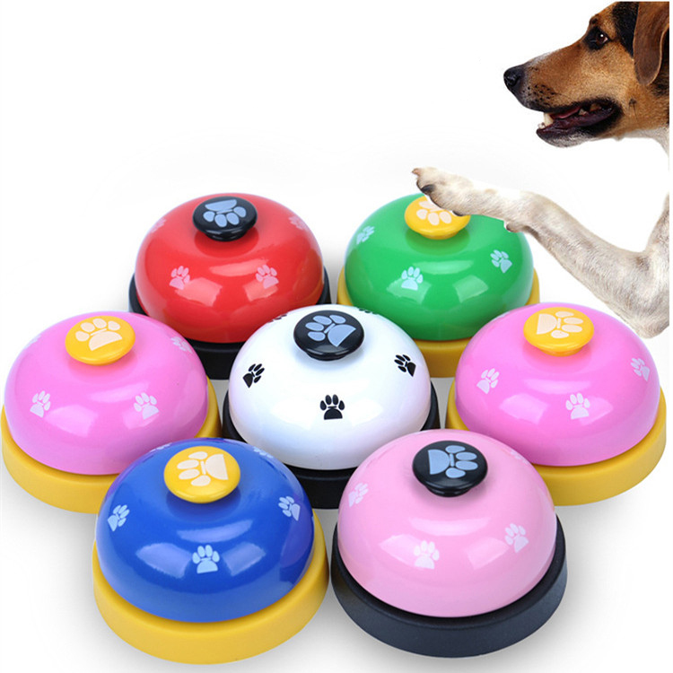 Metal Plastic Bottom Dog Door Bell Dog Training Toy