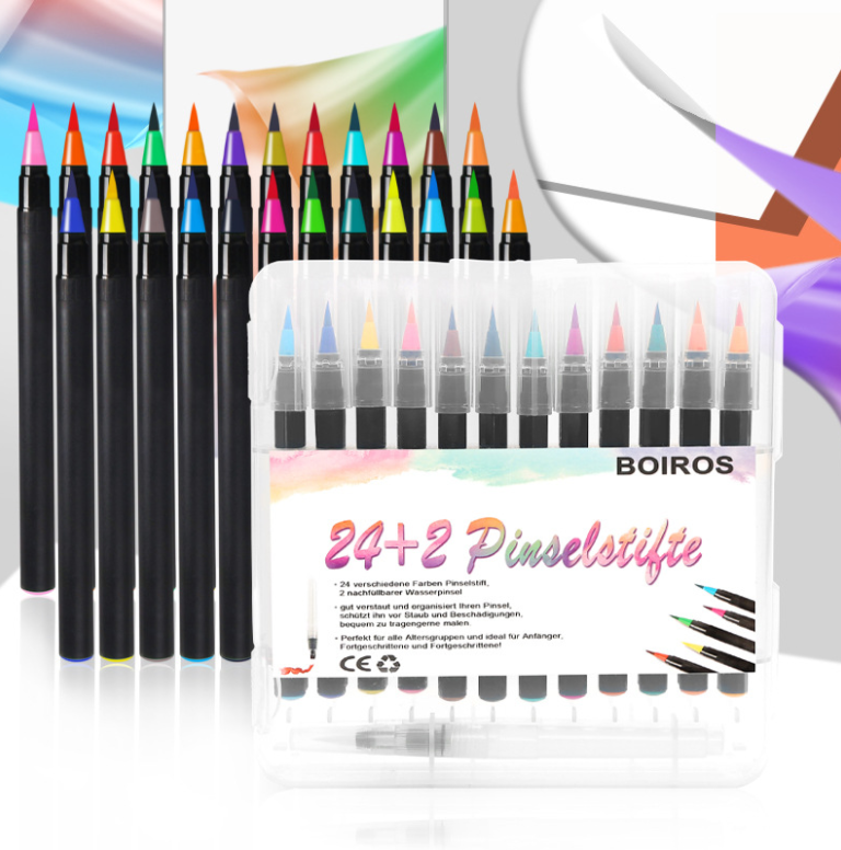Competitive price Latest producing Soft headed washable watercolor pen marker for students