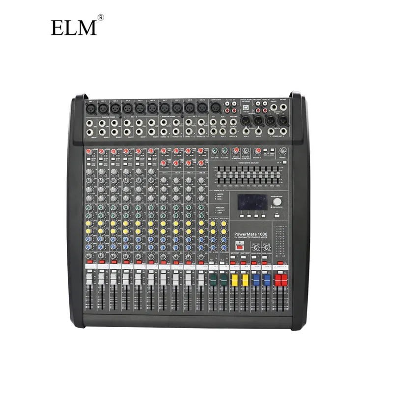 High Quality USB Interface Audio Amplifier Mixer Home DJ Karaoke Computer Recording DSP Effects Sound Console Mixing