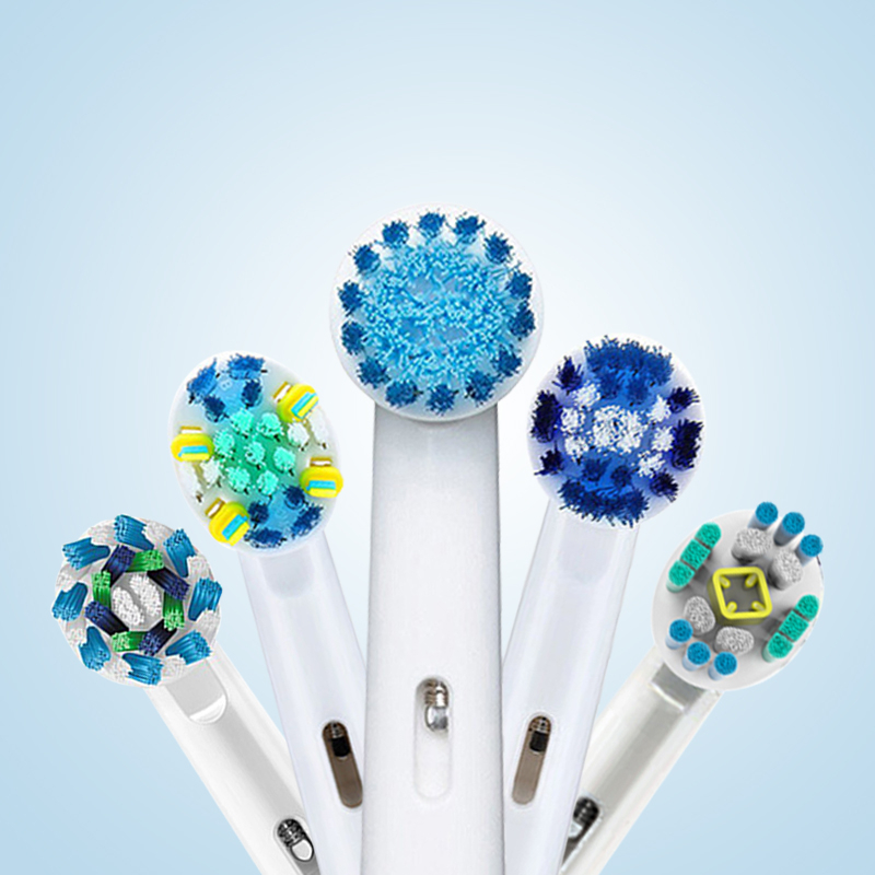 Electric Toothbrush Heads For Rotary Electric Toothbrush 4pc/Pack Replaceable Teeth Brush Heads