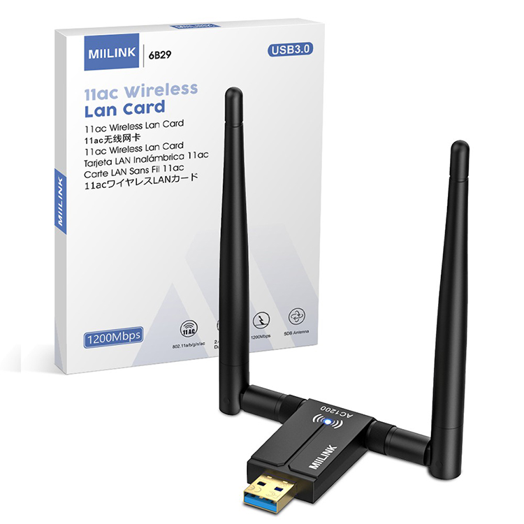 5 дБи Wifi антенны беспроводной USB сетевой адаптер 3,0 с двойными усилителями PA 2,4/5 ГГц WiFi приемник адаптер для ПК