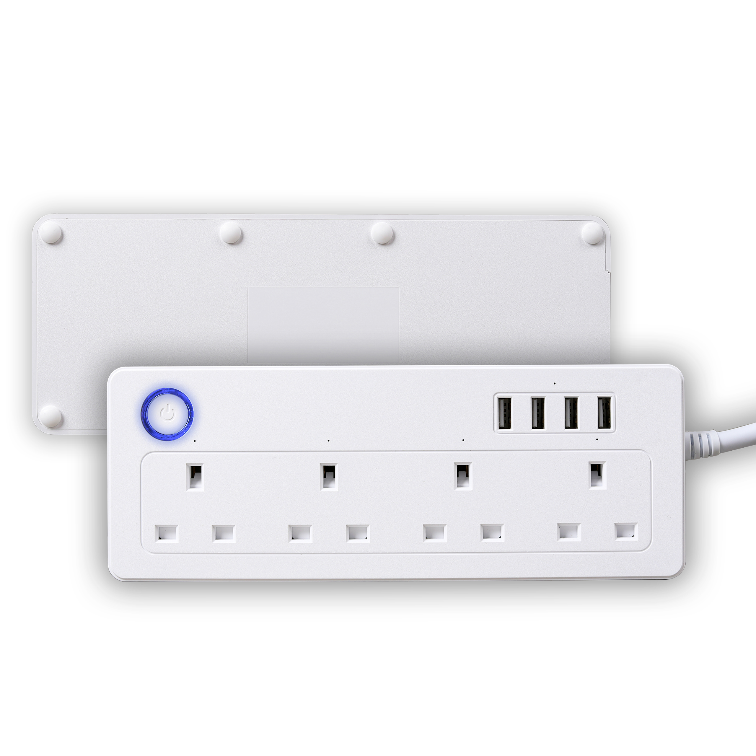 UKSP03 горячая Распродажа Pd Wifi умный удлинитель с 4 USB-портами розетка Великобритания 6 розеток