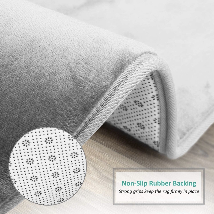 Yongxin Soft Non Slip And Absorbent Bathroom Rug Small/Large Memory Foam Bath Mat