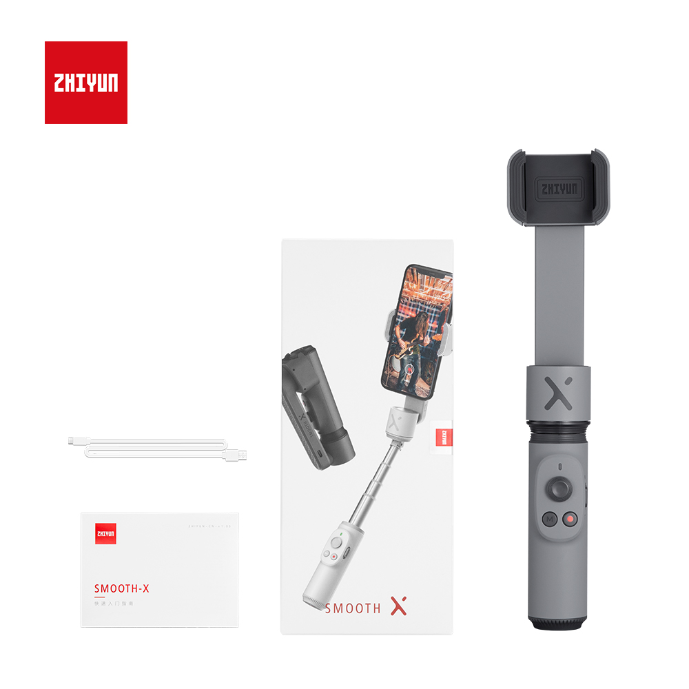 Стабилизаторы держателя телефона Zhiyun Smooth x Handle Mobile Gimbal, серворегуляторы напряжения