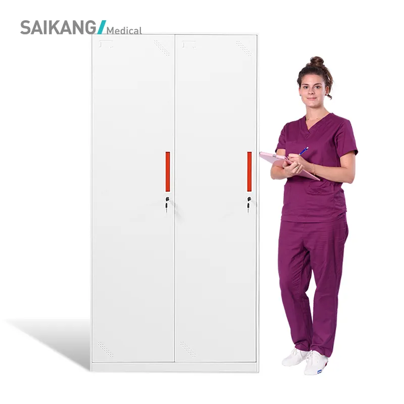 SKH098-2 Suitable Medicine Cabinets With Door For Hospital Made Of Metal