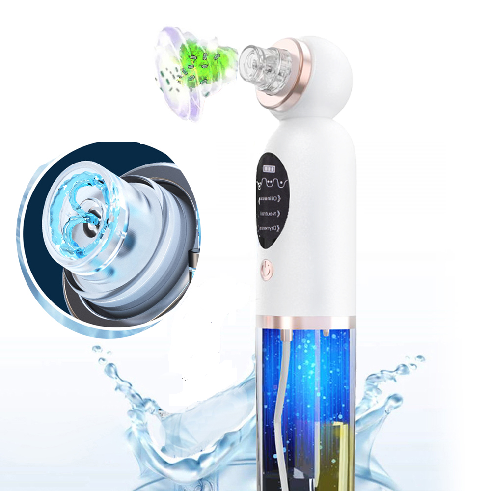 New arrival 2021 Hot Sell Electric Small Bubble Beauty Skin Cleaner Water Cycle Blackhead Removal