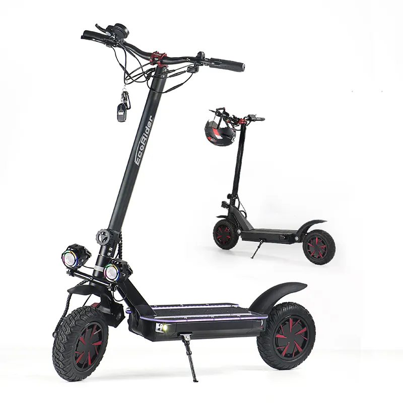 EcoRider E4-9 складные электрические скутеры 3600W Mobility E Scooter для взрослых