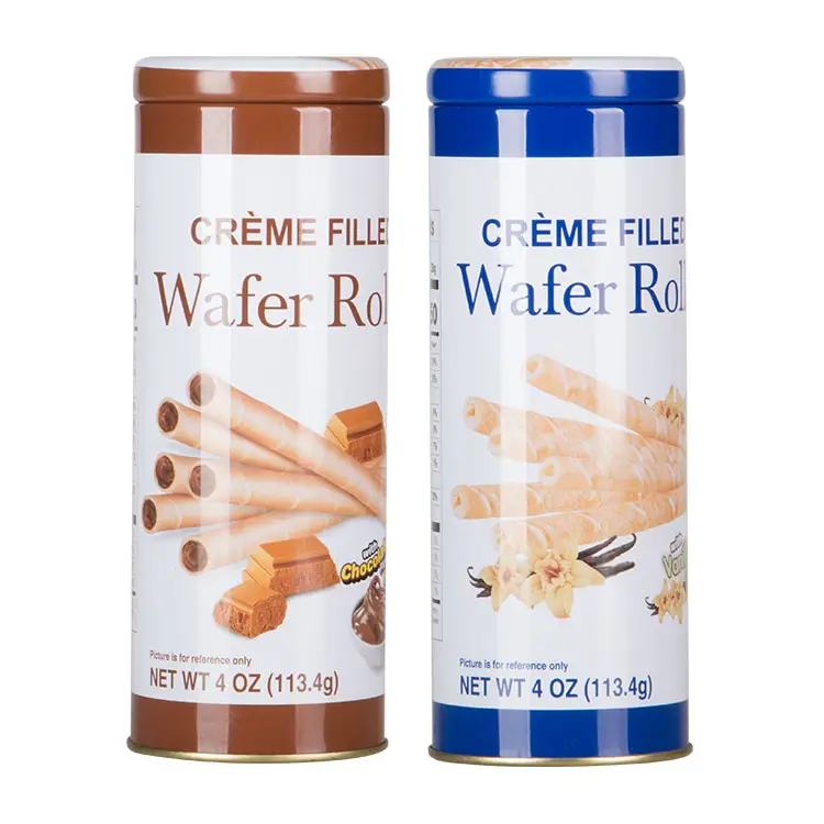 rolled creamy filled biscuit wafer roll stick in jar manufacturer