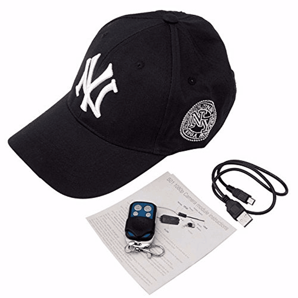 2021 Hat Cap Cam Hidden Spy Camera Dvr With Remote Control Camcorder Ip Hidden Camera