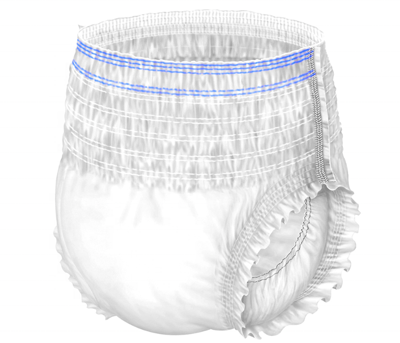 Wholesale pant style diaper extra thick adult diapers super absorbent pull up pants diaper for old people